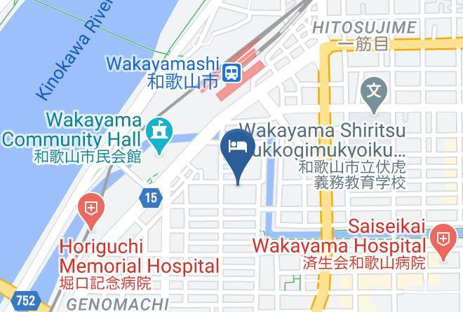 Wakayama City - Wakayama Second Fuji Hotel Maps