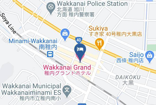 Wakkanai Grand Hotel Map