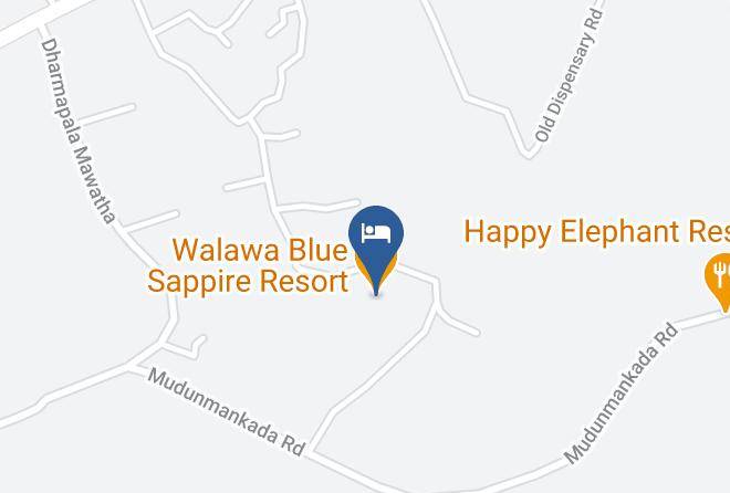 Walawa Blue Sappire Resort Map