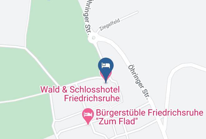 Wald & Schlosshotel Friedrichsruhe Map