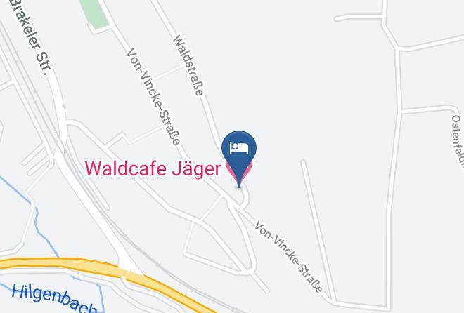 Hoxter - Waldcafe Jager Maps