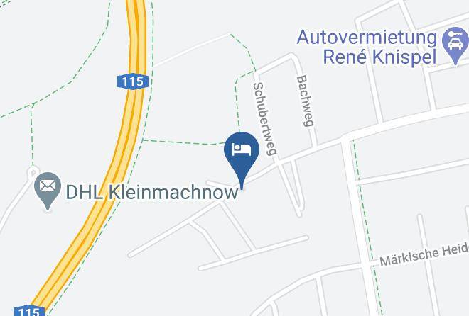 Potsdam Mittelmark - Walddomizil Kleinmachnow Ferienwohnung Maps