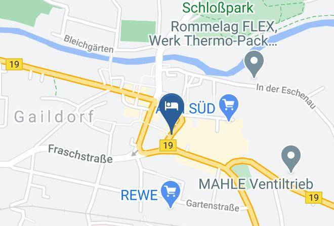 Schwabisch Hall - Waldhorn Gasthaus Maps
