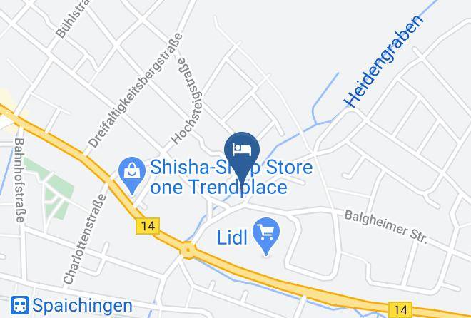 Tuttlingen - Waldhorn Pension Maps