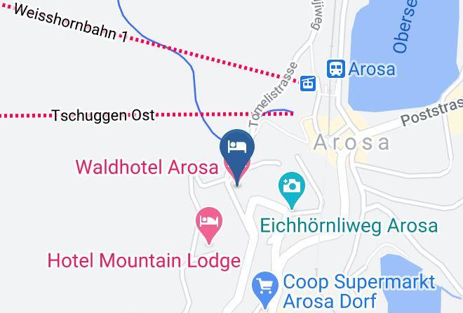 Plessur - Waldhotel Arosa Maps