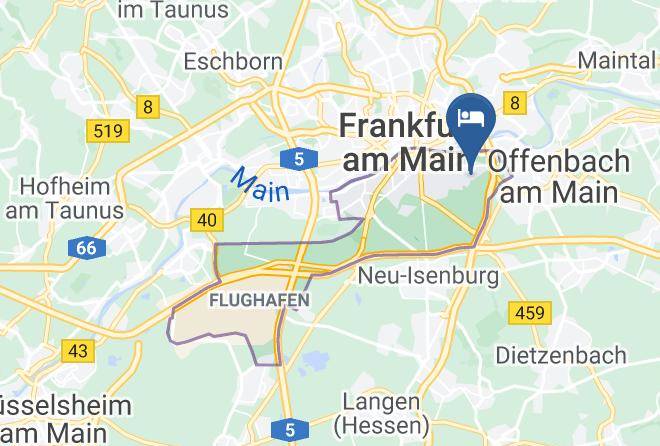 Frankfurt Am Main - Waldhotel Braun Restaurant Hensel's Felsenkeller Maps