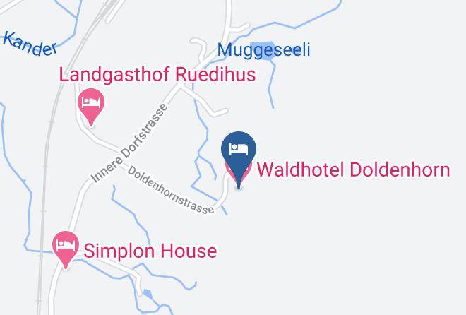 Frutigen Niedersimmental - Waldhotel Doldenhorn Maps