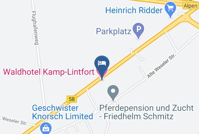 Wesel - Waldhotel Kamp Lintfort Maps