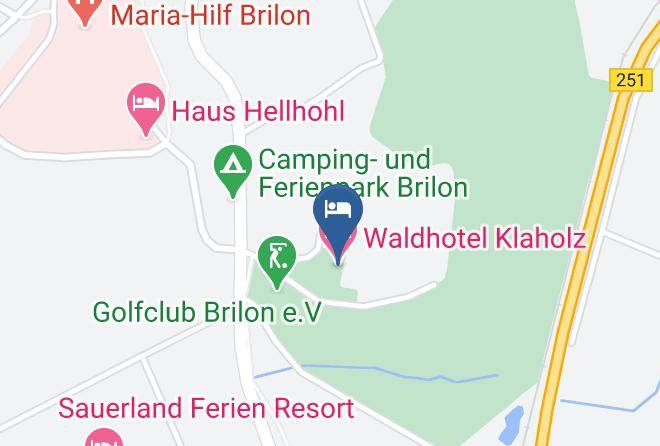 Hochsauerlandkreis - Waldhotel Klaholz Maps