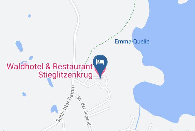 Mecklenburgische Seenplatte - Waldhotel & Restaurant Stieglitzenkrug Maps