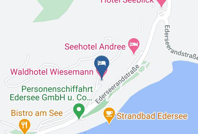 Waldeck Frankenberg - Waldhotel Wiesemann Maps