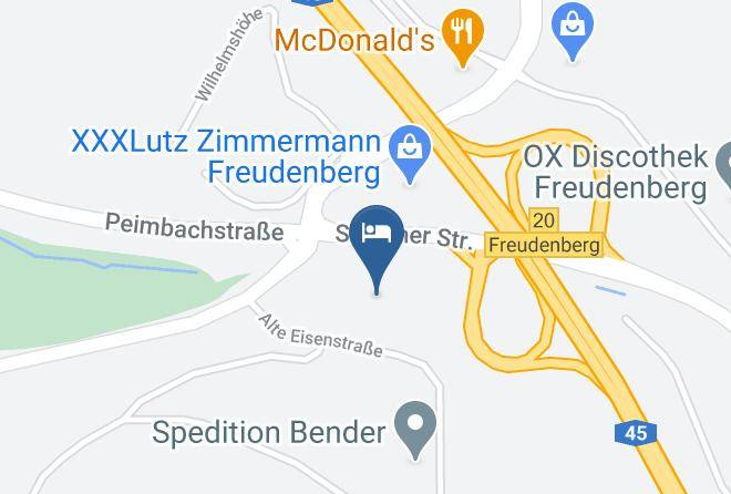 Siegen Wittgenstein - Waldhotel Wilhelmshohe Maps