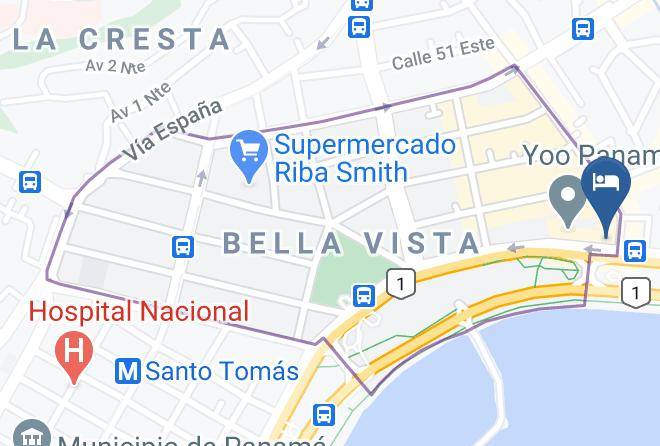 Bella Vista - Hilton Panama Maps