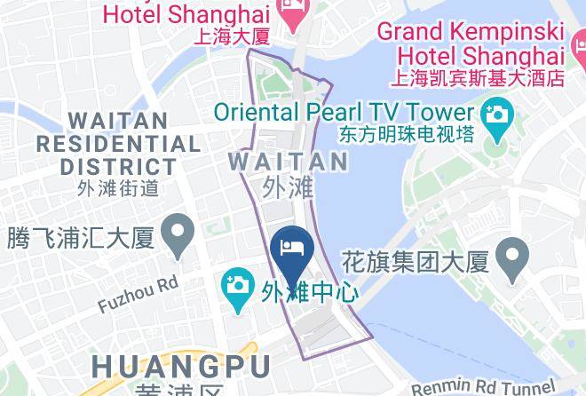 Huangpu District - Waldorf Astoria Shanghai On The Bund Maps