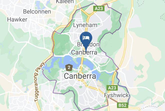 City - Nesuto Canberra Apartment Hotel Maps