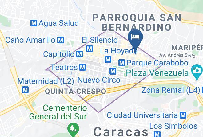 Caracas - Waldorf Hotel Boutique Maps