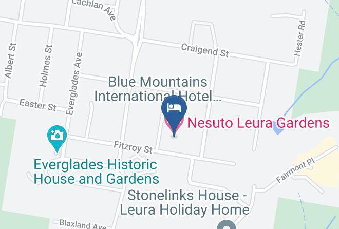 Nesuto Leura Gardens Hotel Map