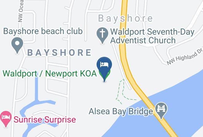Lincoln - Waldport Newport Koa Maps