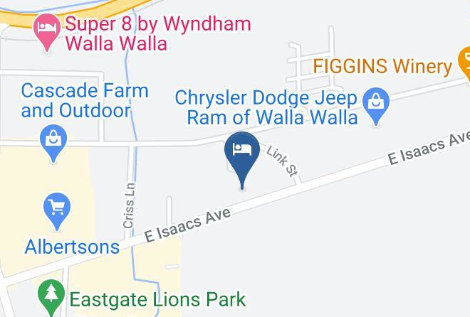 Walla Walla - Walla Walla Garden Motel Maps