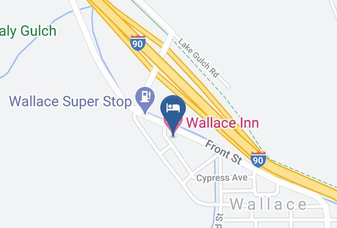 Shoshone - Wallace Inn Maps