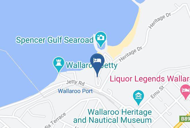 Copper Coast - Wallaroo Beachfront Tourist Park Maps