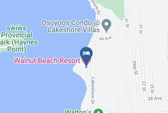 Okanagan Similkameen - Walnut Beach Resort Maps