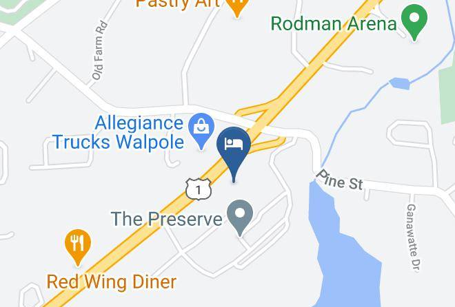 Walpole Motel Map
