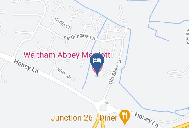 Essex - Waltham Abbey Marriott Hotel Maps