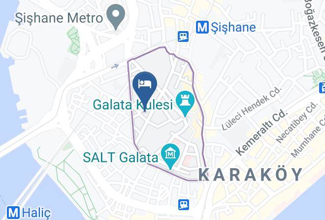 Beyoglu - Walton Hotels Galata Maps
