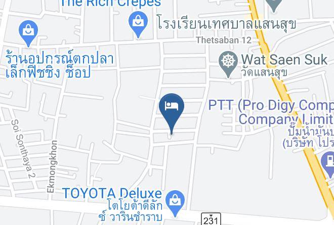 Amphoe Warin Chamrap - Wan Chai Resort Maps