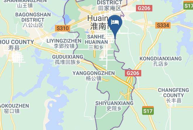 Huainan - Wan Mao Yue Hu Hotel Maps