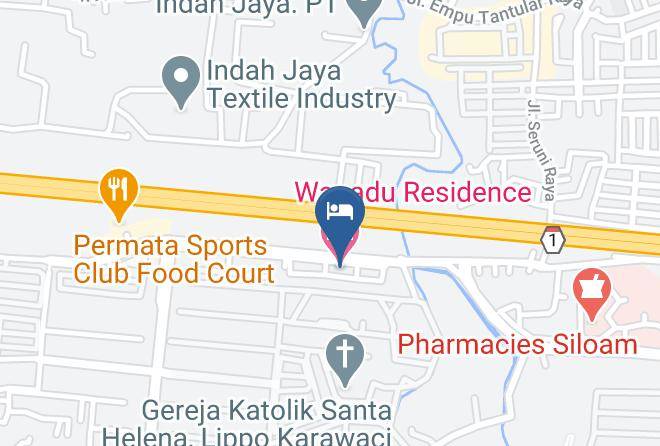 Tangerang Regency - Wanadu Residence Maps