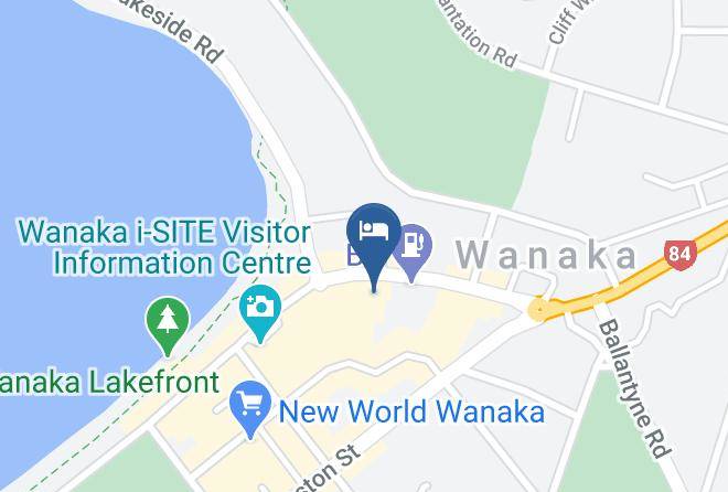 Wanaka Hotel Map