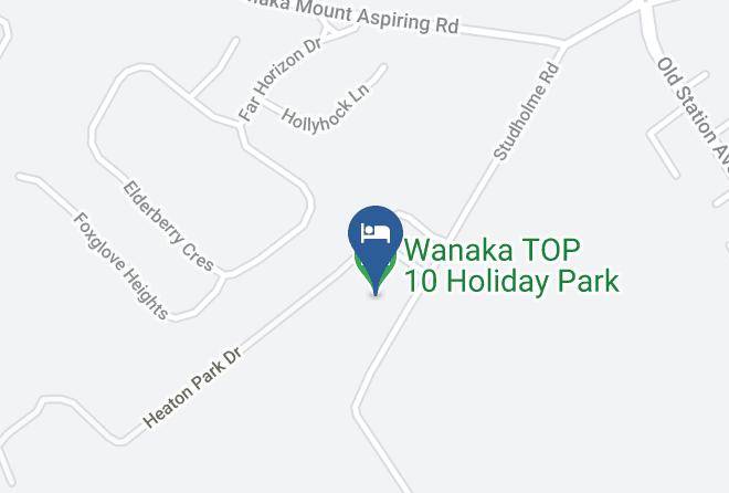 Queenstown Lakes - Wanaka Top 10 Holiday Park Maps