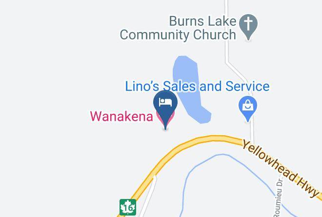 Bulkley Nechako - Wanakena Motel Maps
