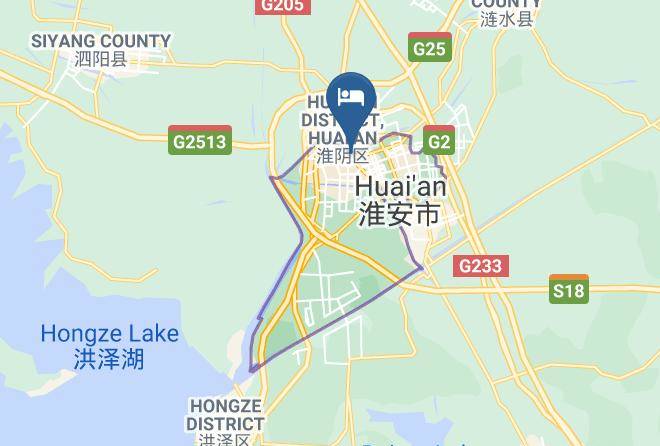 Huaian - Wanda Liulou Hotel Maps