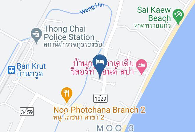 Amphoe Bang Saphan - Wandee Resort Bankrut Maps