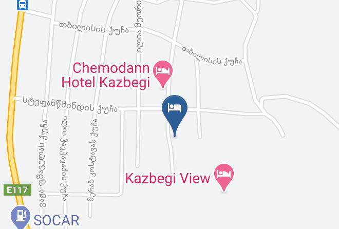 Georgia - Wander Hotel Kazbegi Maps