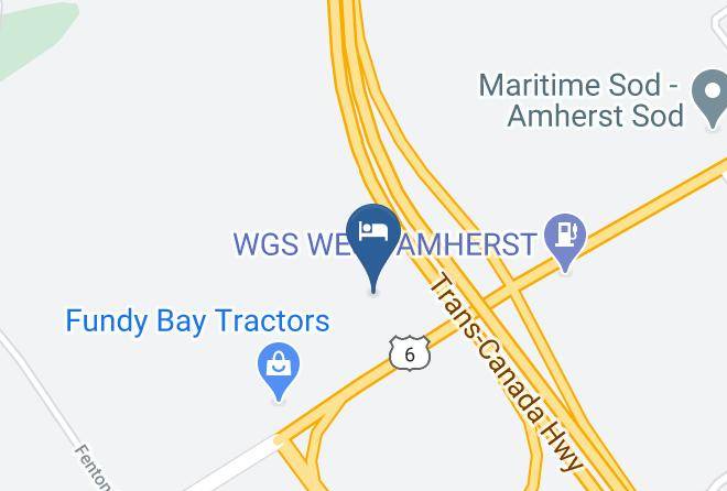 Cumberland - Wandlyn Inn Amherst Maps
