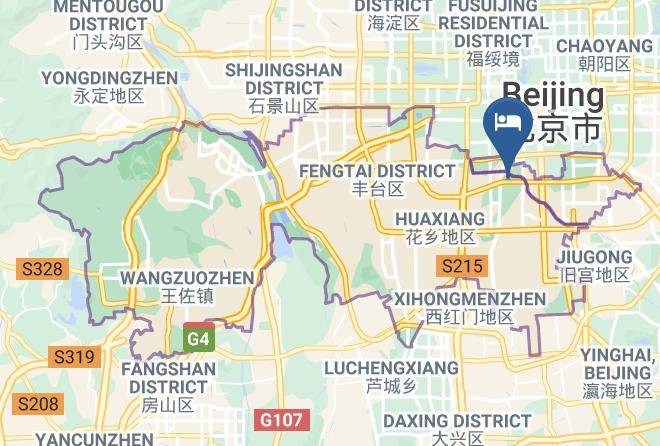 Fengtai District - Wanfangyuan Hotel Beijing Maps
