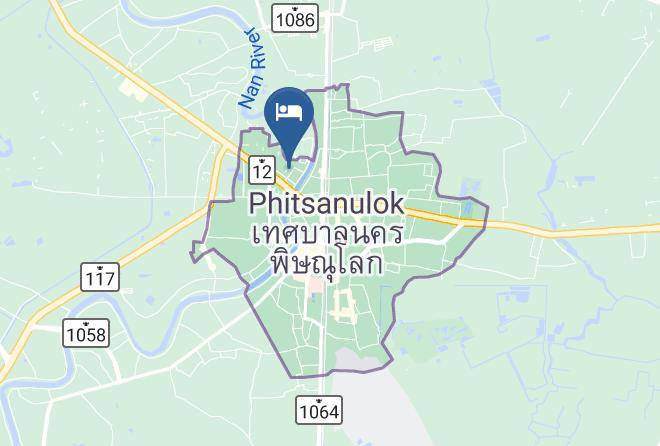 Amphoe Mueang Phitsanulok - Wang Kaeo Hotel Maps