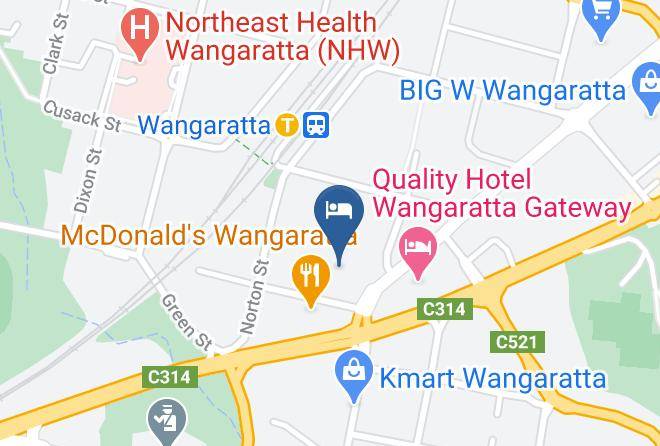 Wangaratta - Wangaratta Motor Inn Maps