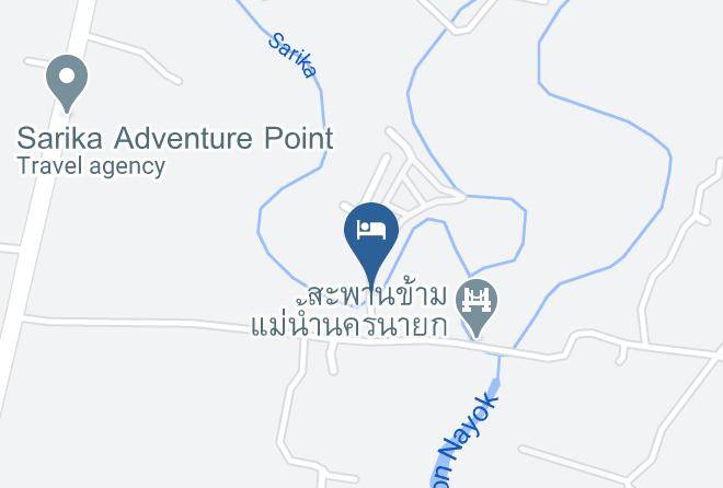 Amphoe Mueang Nakhon Nayok - Wangyao Riverside Resort Maps