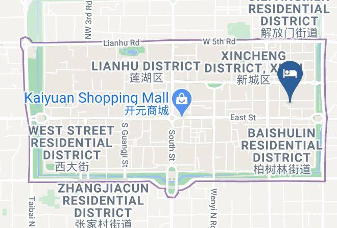 Xi An - Wangyuan Hotel Maps
