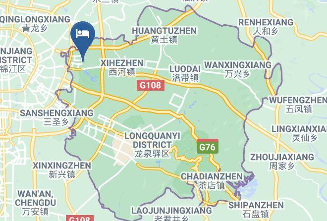 Chengdu - Wanliduo Hotel Maps