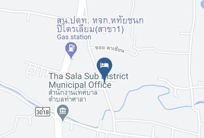 Amphoe Tha Sala - Wannachart Boutique Resort Maps