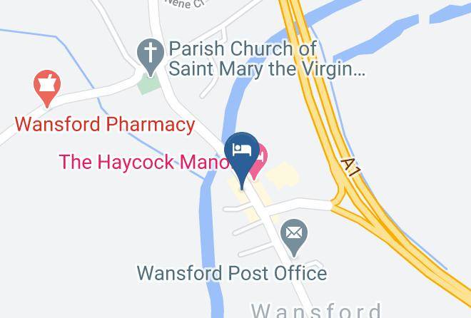 Cambridgeshire - Wansford Country Lounge B&b Maps