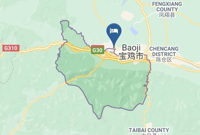 Baoji - Wanshun Express Hotel Maps