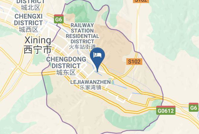 Xining - Wanxiang Boutique Hotel Maps