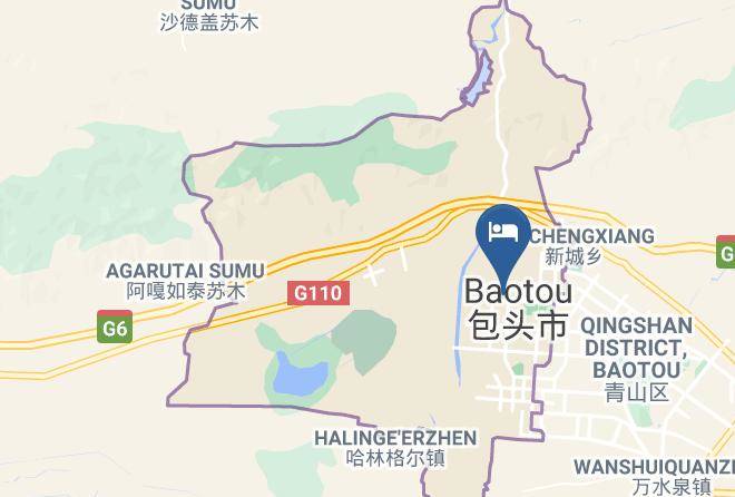 Baotou - Wanze Hotel Maps